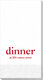 Big Word Dinner Guest Towels Image 1 of 2